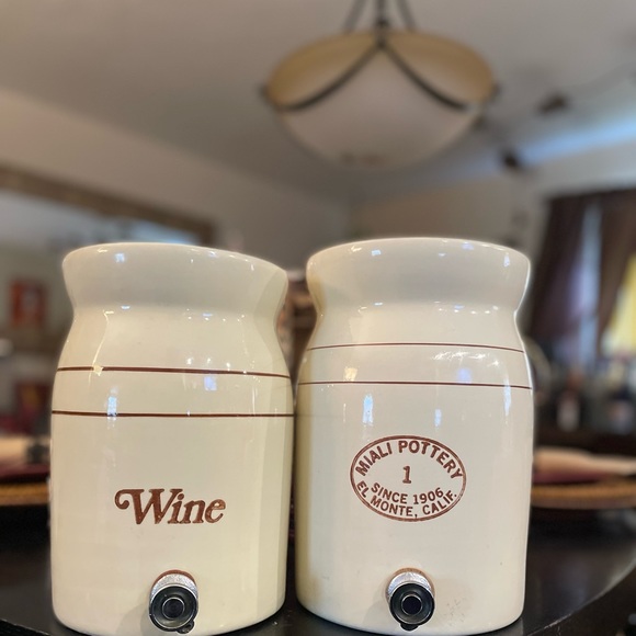 miali pottery Other - Vintage Miali Pottery & Gaetano Pottery Drink Dispensers